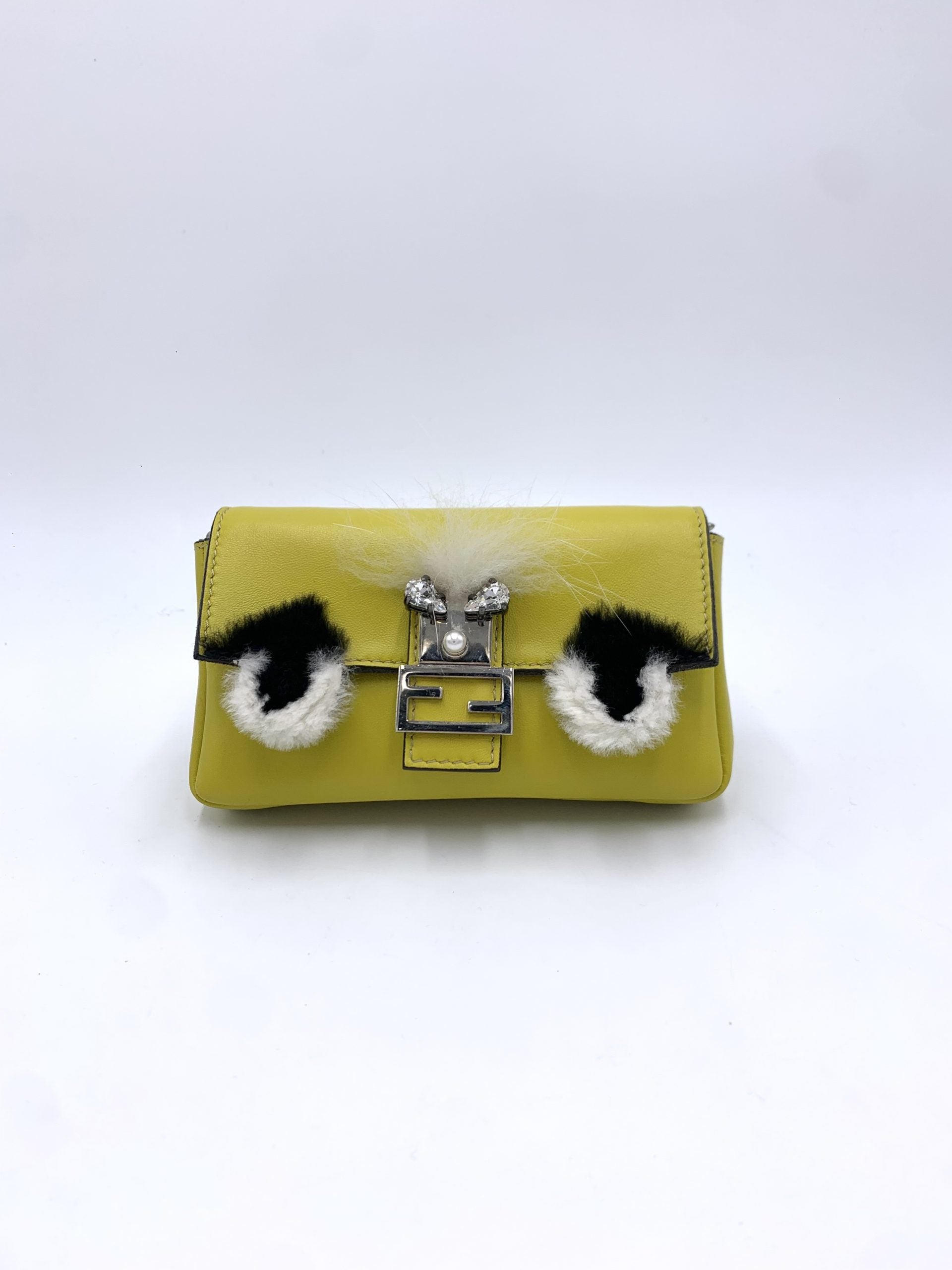 Tracolla Fendi Mini Monster Baguette